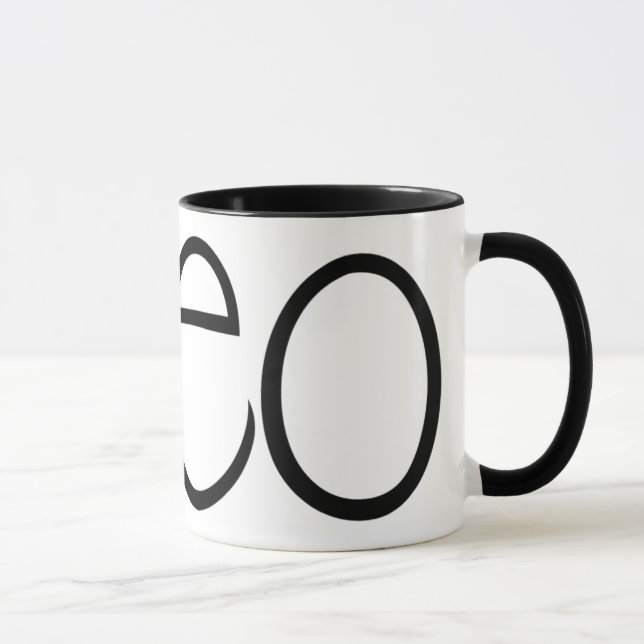 Caneca Theo Black Mug (Direita)