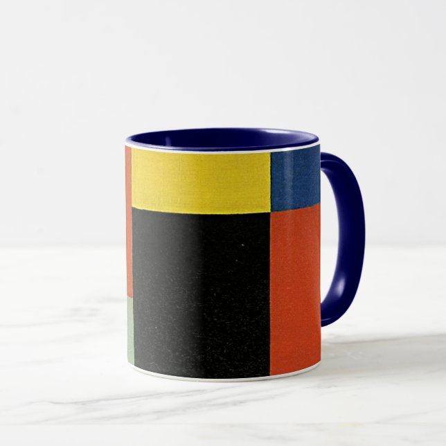 Caneca Theo van Doesburg, Composição XX,  (Frente Esquerda)