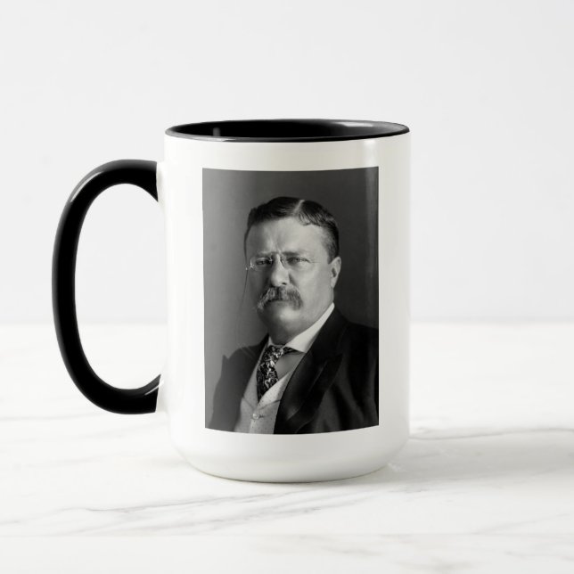 Caneca Theodore Roosevelt Teddy Presidente Republicano (Esquerda)