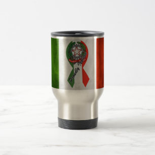 Caneca Thermo italiana orgulhosa da bandeira