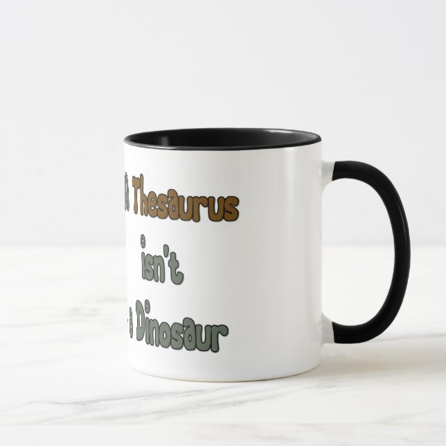 Caneca Thesaurus Dinossaur (Direita)