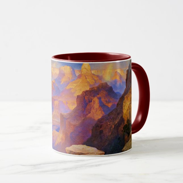 Caneca Thomas Moran, Grand Canyon com Arco-íris (Frente Esquerda)