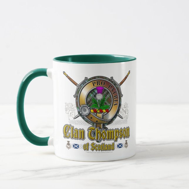 Caneca Thompson Clan Crachá (Esquerda)