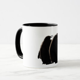 Caneca Three fluffy & cute Baby Penguins