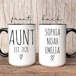Caneca Tia Coffee Mug | Presente da tia Legal personaliza