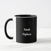 Tia Nome Personalizado Casamentos Preto Branco Sim