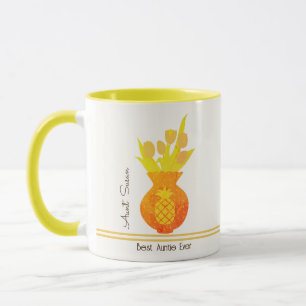 Caneca Tia Nunca Mais Da Melhor Família Única Moderna Da