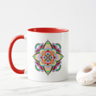 Caneca Tiger Dragon Mandala Mug