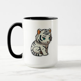 Caneca Tigre Branco de Mugs