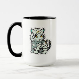Caneca Tigre Branco de Mugs