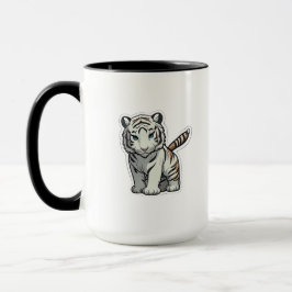 Caneca Tigre Branco de Mugs