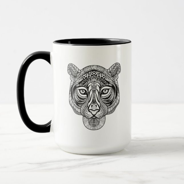 Caneca Tigre do estilo (Esquerda)