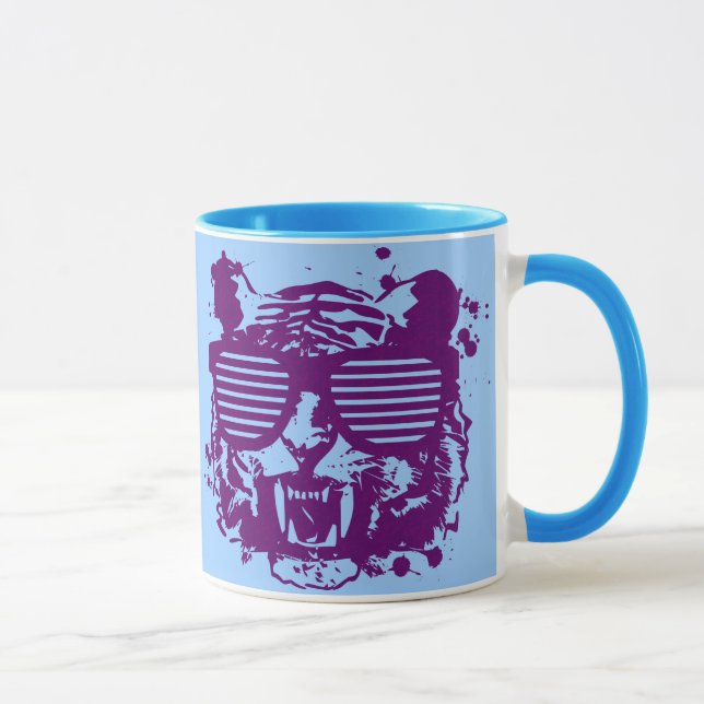 Caneca Tigre do hipster (Direita)