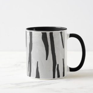 Caneca Tigre Impressão preto e branco