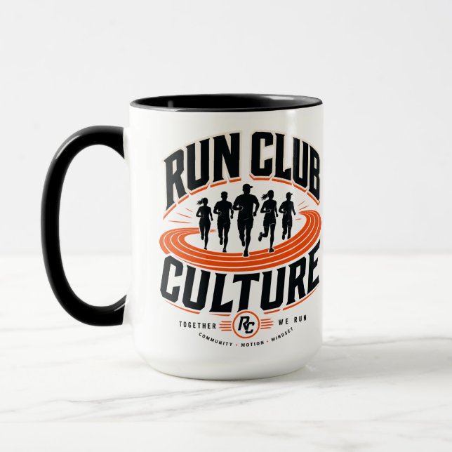Caneca Time de corrida do Run Club no Trilho (Esquerda)