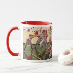 Caneca Time-honrada Equipe Esportiva de Beisebol, Meninos