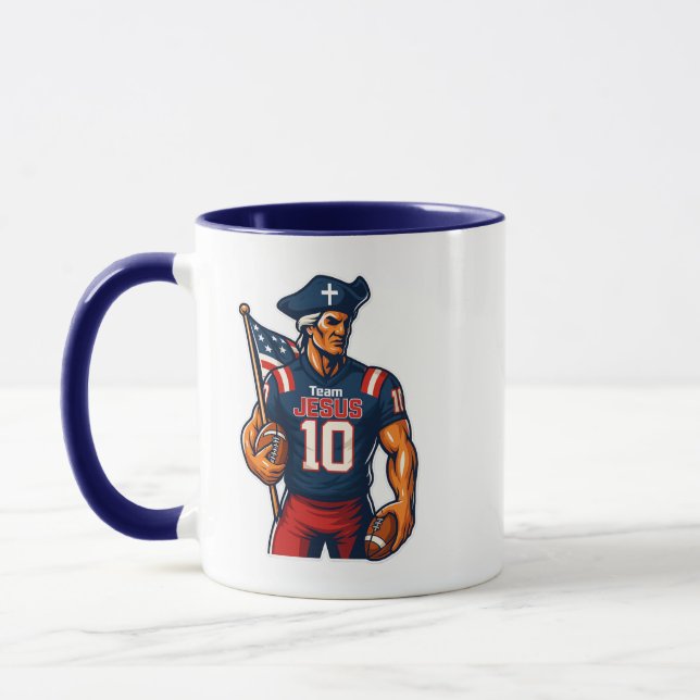 Caneca Time JESUS Futebol 10 - Cristão (Esquerda)