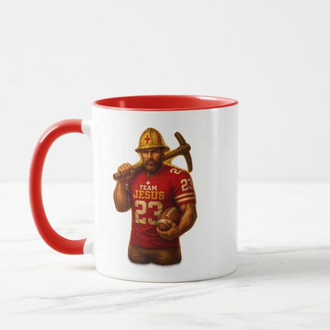 Caneca Time JESUS Futebol 23 - Cristão (Esquerda)