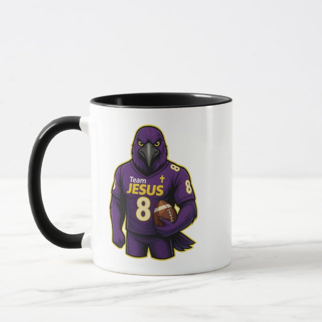Caneca Time JESUS Futebol 8 - Cristão (Esquerda)