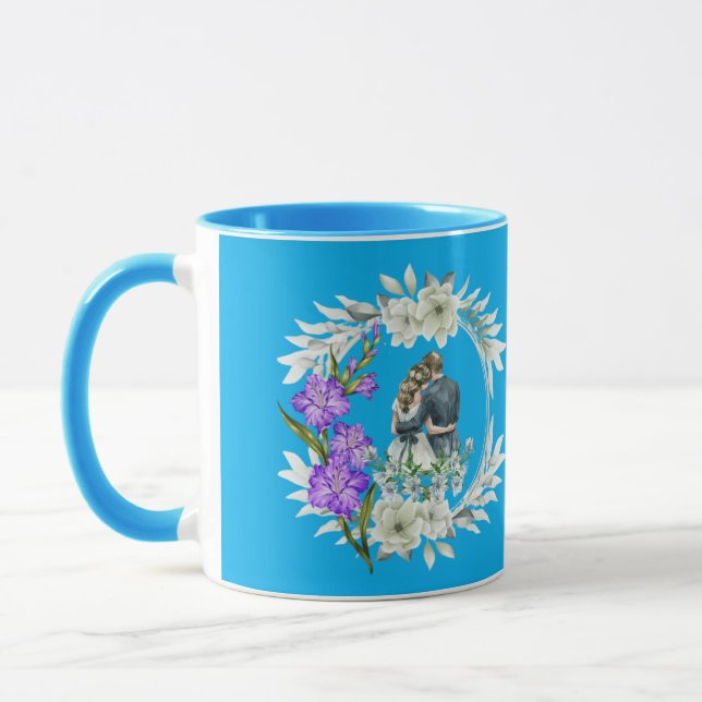 Caneca Timeless love story azure (Esquerda)