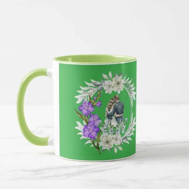 Caneca Timeless love story kelly green (Esquerda)