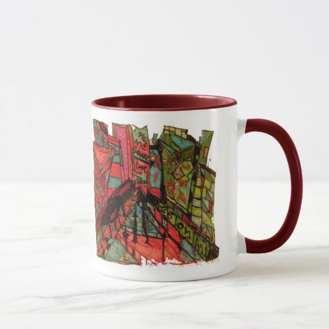 Caneca times square cnbc tinta branca (Direita)