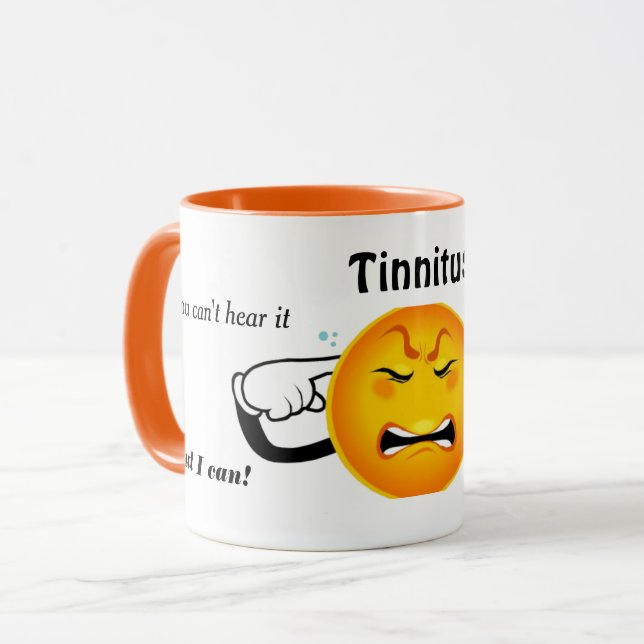 Caneca Tinnitus - Canhão de Sensibilização (Frente Esquerda)