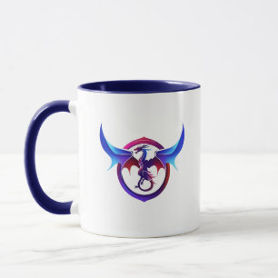 Caneca Tinta Dragão: Design da Taça de Chá com Estilo de