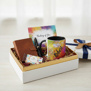 Caneca Tinta personalizada, colagem de pintura