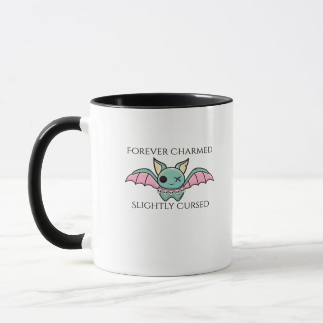 Caneca Tinta Whimsigoth - Florestas Místicas, Luas e F Má (Esquerda)