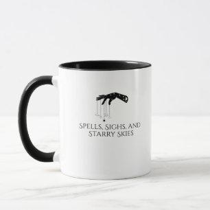 Caneca Tinta Whimsigoth - Florestas Místicas, Luas e O Má