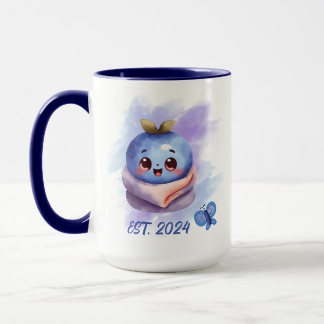 Caneca Tio Chá de fraldas Gnomo Blueberry (Esquerda)