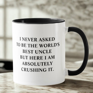 Caneca Tio Engraçado Que Nunca Pedi Para Ser O Melhor Tio