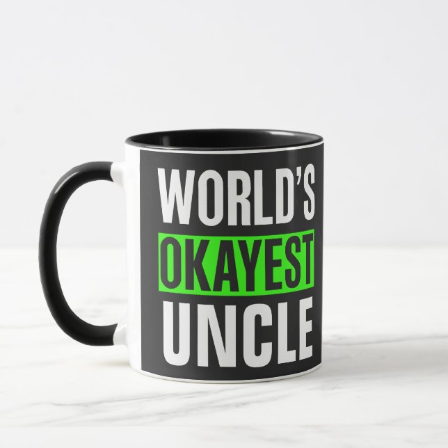 Caneca Tio mais Okayest do Mundo (Esquerda)