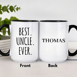 Caneca Tio Melhor Personalizado de Sempre 