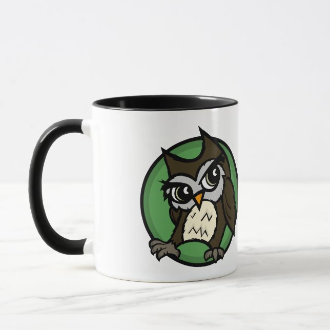 CANECA TIPO DE CARTONAGEM CUTÂNEA OWL RINGER MUG (Esquerda)