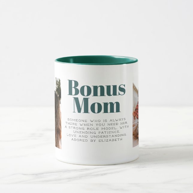 Caneca Tipografia de Bônus da Mãe Personalizada (Centro)
