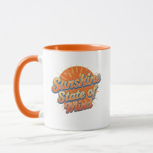 Caneca Tipografia de Férias de Praia Positivas