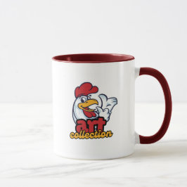 Caneca Tipografia de frango