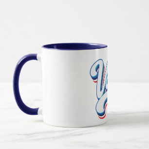 Caneca Tipografia eleitoral de voto