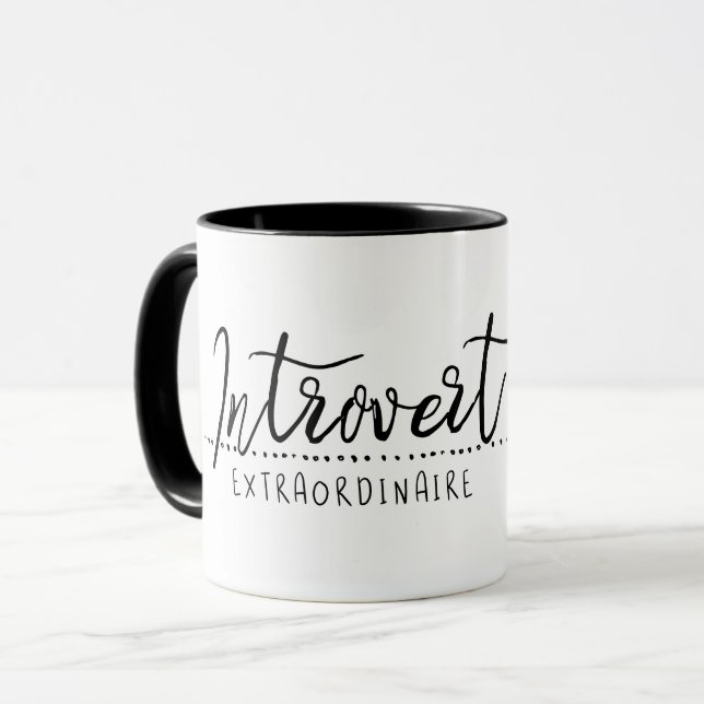 Caneca Tipografia Extraordinária Introduzida (Frente Esquerda)