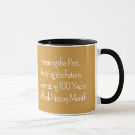 Caneca Tipografia Personalizada Celebrando 100 Anos