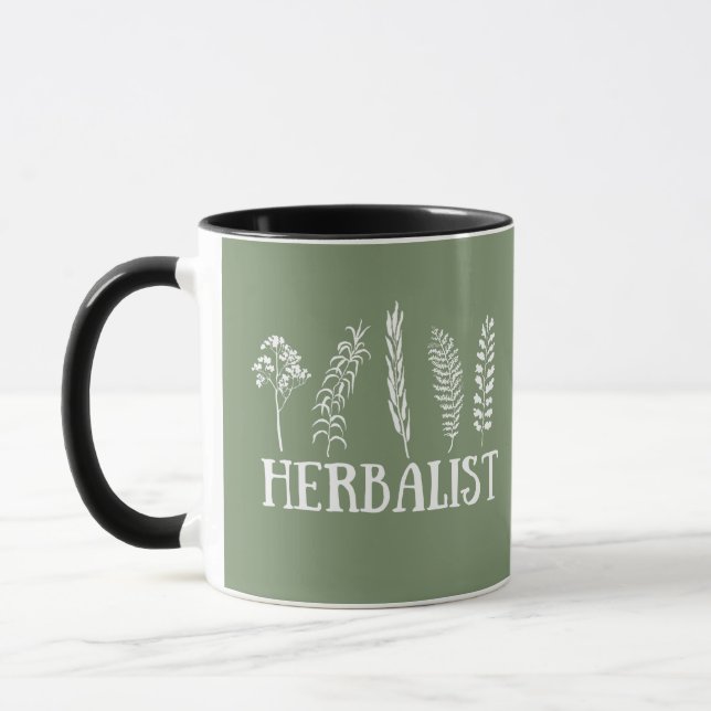 Caneca Tipos de herbais herbalistas (Esquerda)