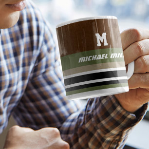 Caneca Tiras Modernas com Na moda de Nome