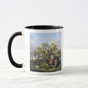 Caneca Tiro da perdiz (óleo em canvas)