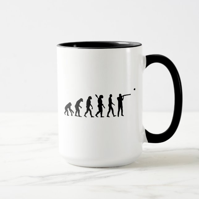 Caneca Tiro de armadilha da evolução (Direita)