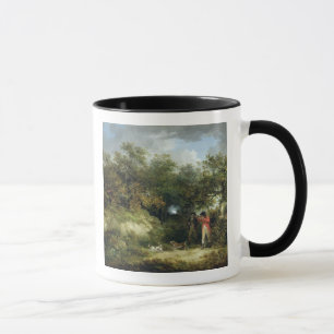 Caneca Tiro do faisão (óleo em canvas) 3