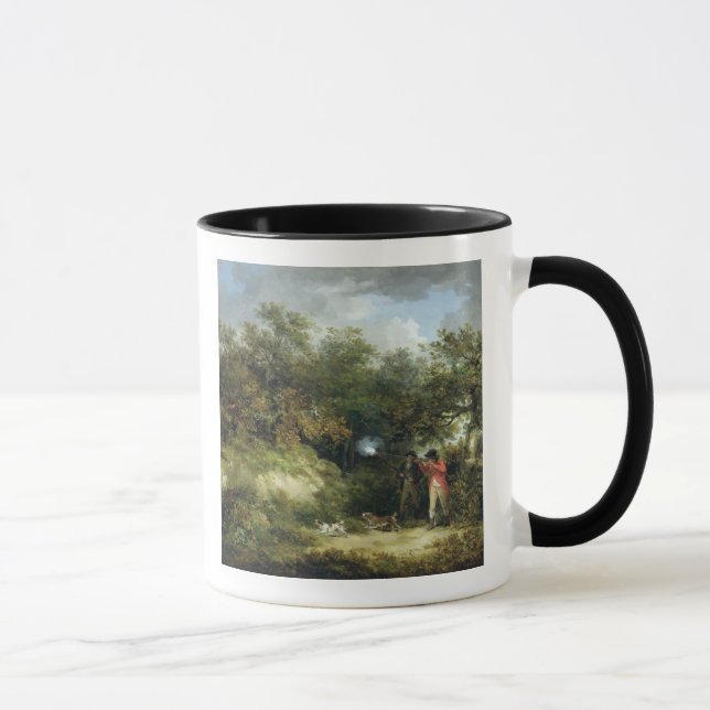 Caneca Tiro do faisão (óleo em canvas) 3 (Direita)