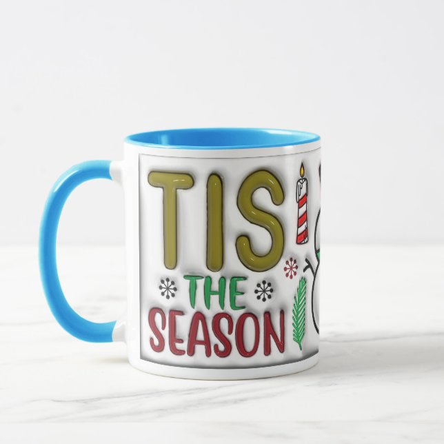 Caneca Tis the Season” mug (Esquerda)