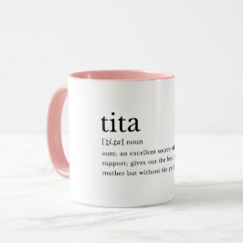 Caneca Tita Definition Filipino Aunt Gift Mug